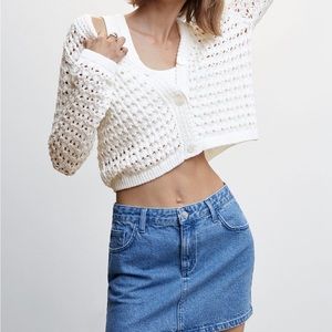 mango knit cardigan